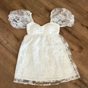 Thirty Thirty LA White Baby Doll Dress